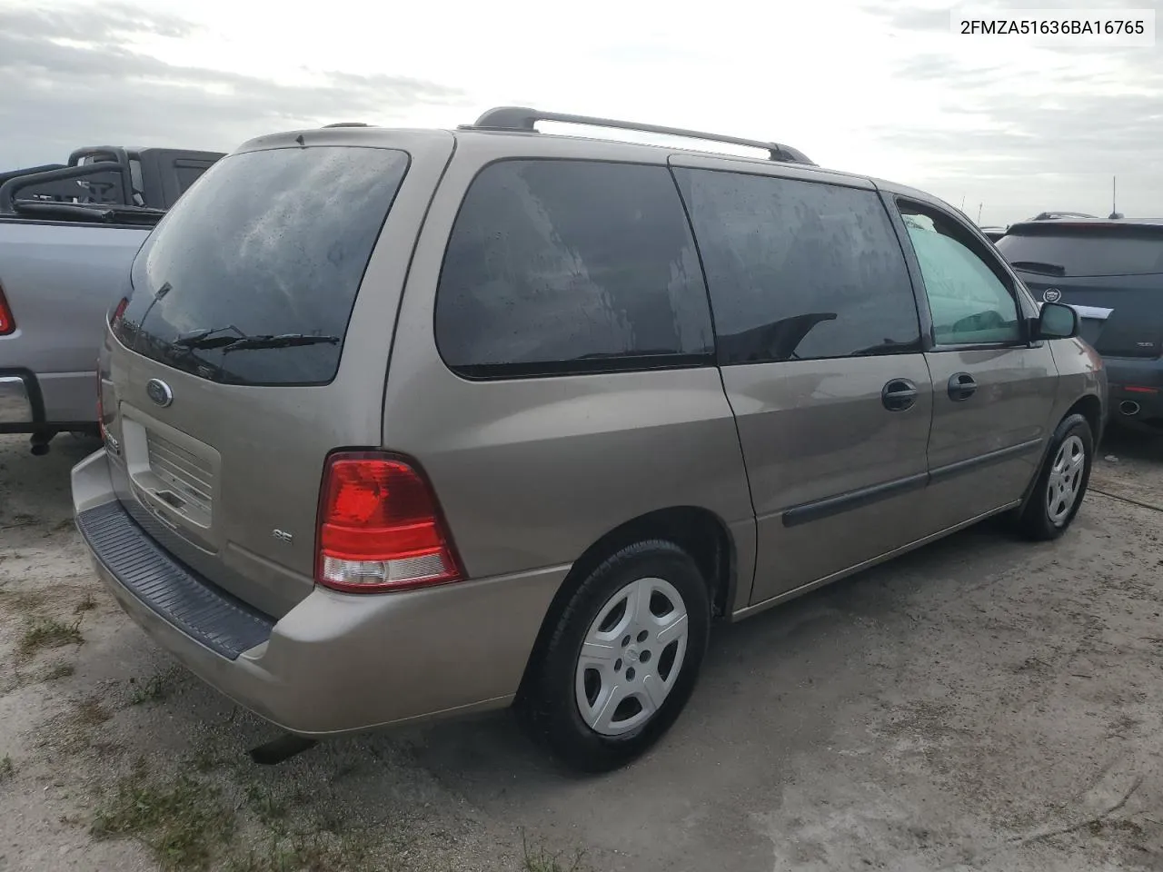 2006 Ford Freestar Se VIN: 2FMZA51636BA16765 Lot: 76370894