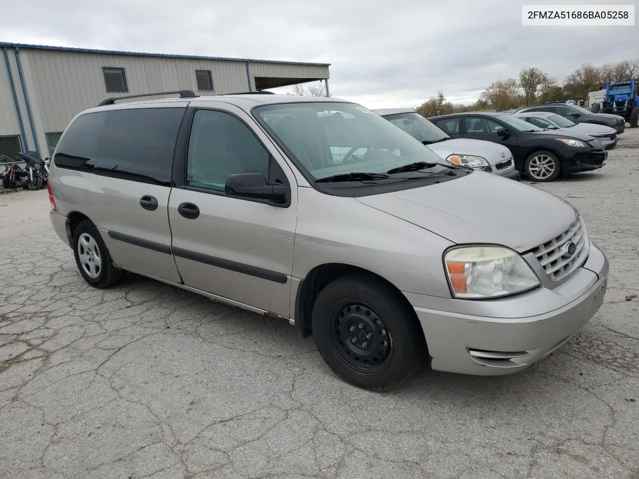 2006 Ford Freestar Se VIN: 2FMZA51686BA05258 Lot: 76427504