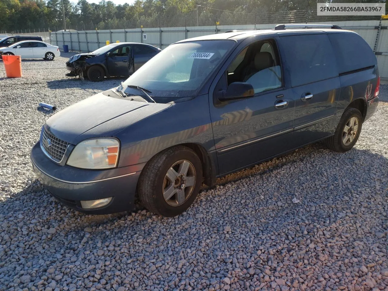 2006 Ford Freestar Limited VIN: 2FMDA58266BA53967 Lot: 76886344