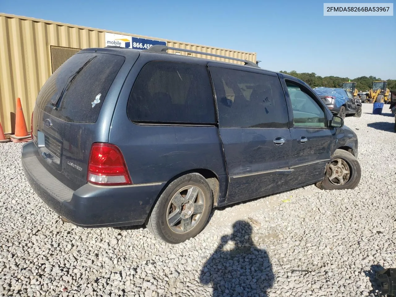 2006 Ford Freestar Limited VIN: 2FMDA58266BA53967 Lot: 76886344