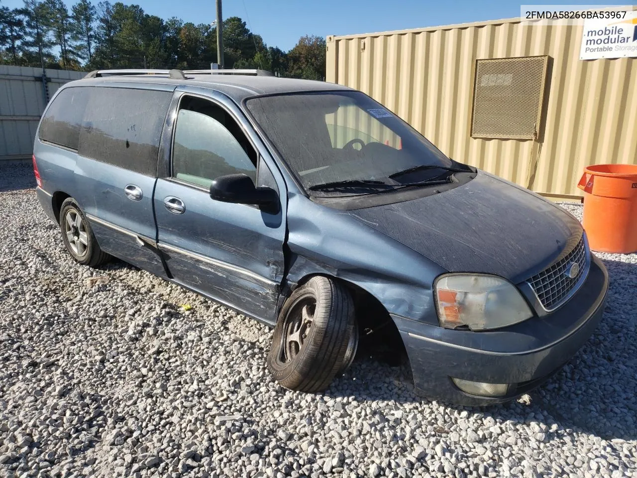 2006 Ford Freestar Limited VIN: 2FMDA58266BA53967 Lot: 76886344