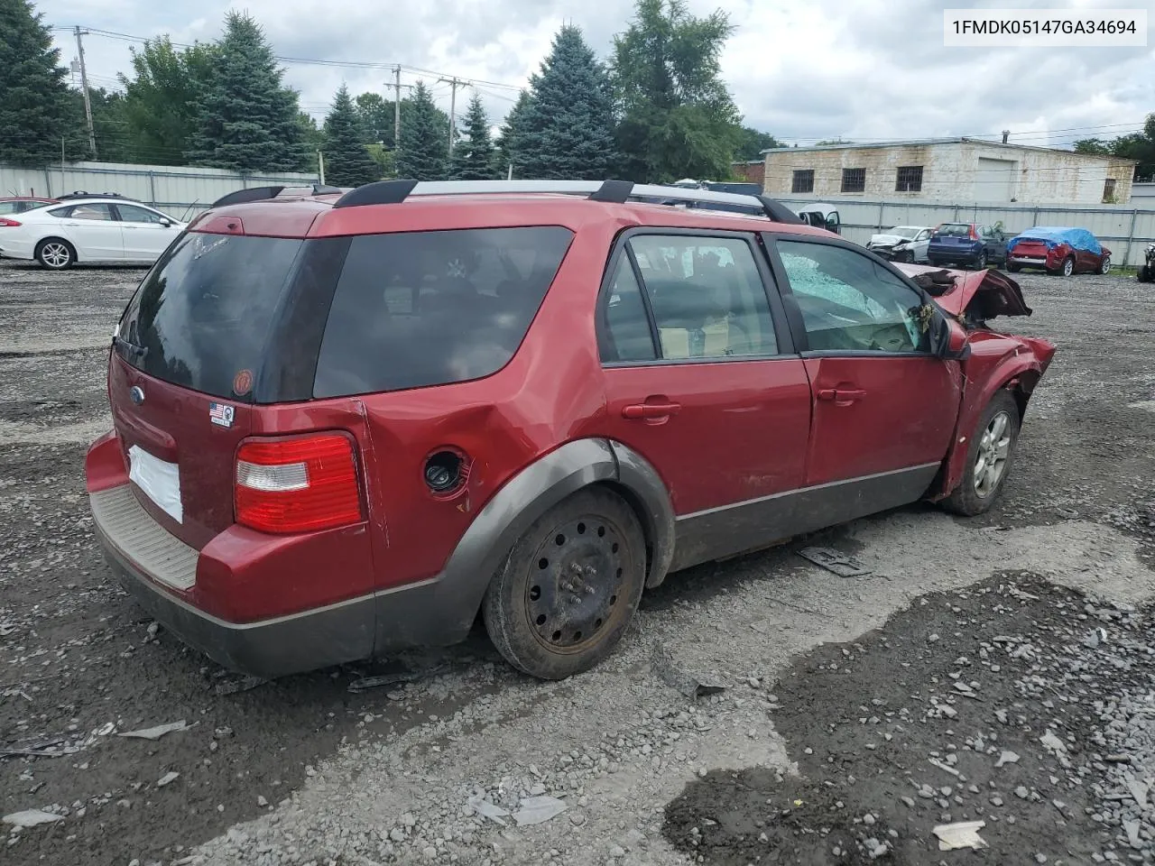 2007 Ford Freestyle Sel VIN: 1FMDK05147GA34694 Lot: 64425564