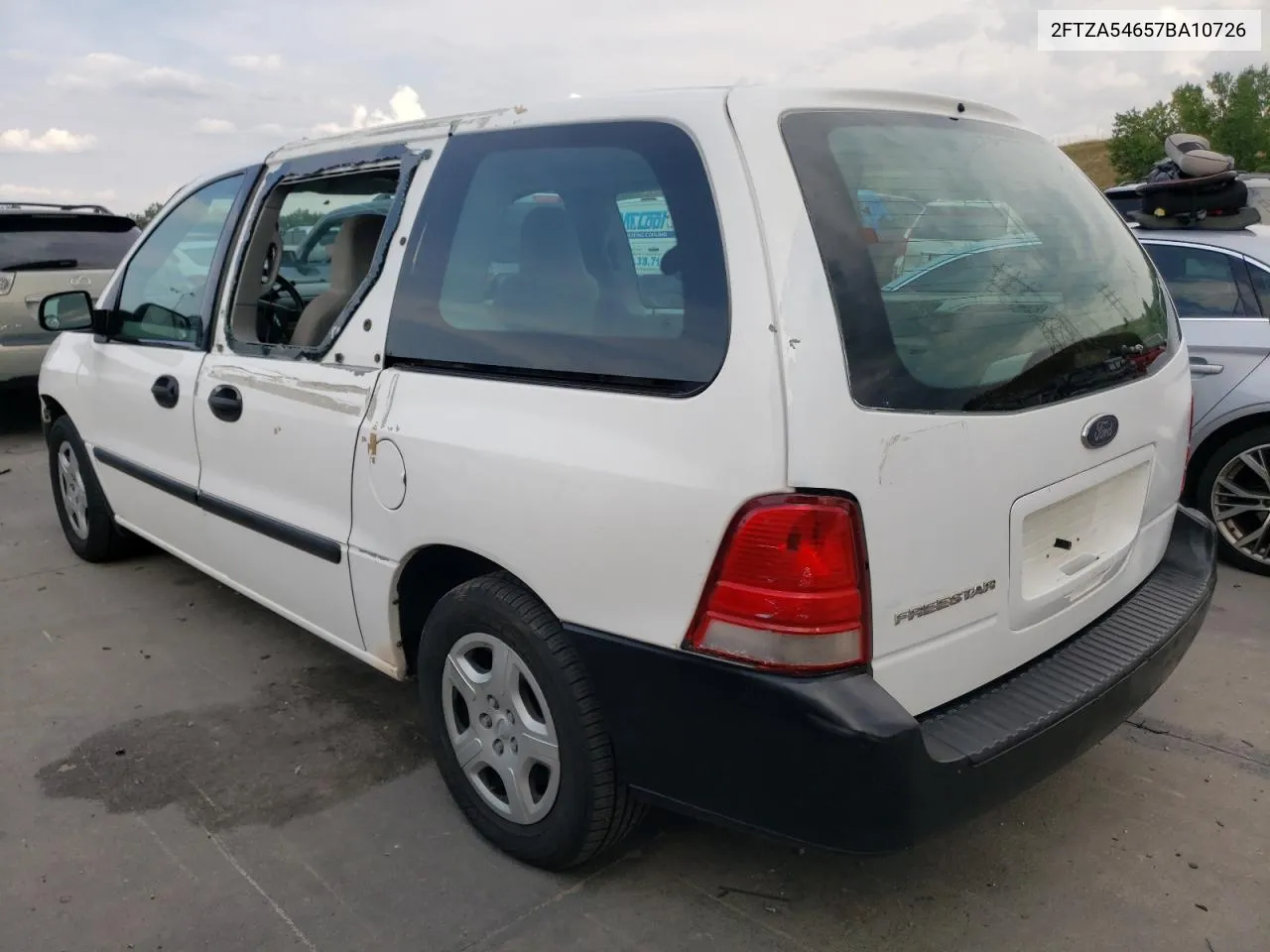 2007 Ford Freestar VIN: 2FTZA54657BA10726 Lot: 70262614