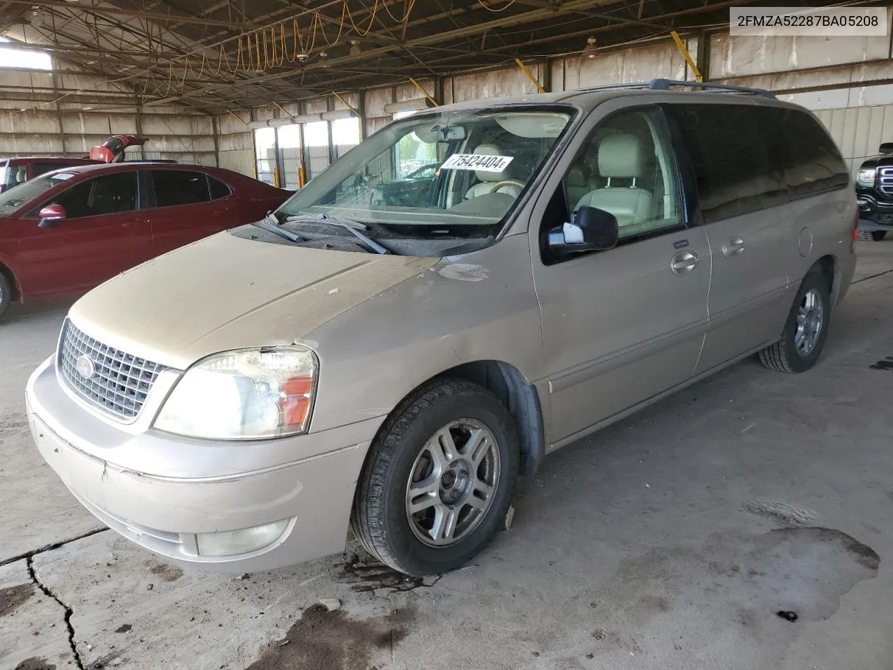 2007 Ford Freestar Sel VIN: 2FMZA52287BA05208 Lot: 75424404