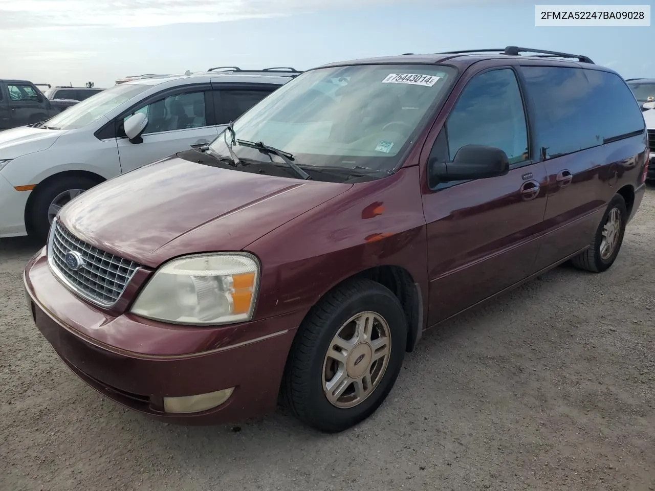 2007 Ford Freestar Sel VIN: 2FMZA52247BA09028 Lot: 75443014