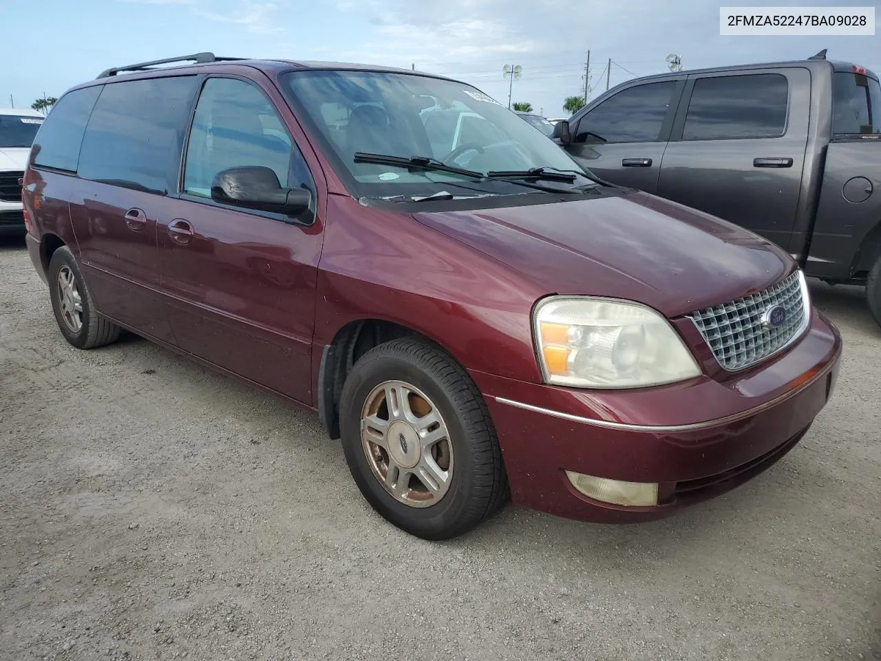 2007 Ford Freestar Sel VIN: 2FMZA52247BA09028 Lot: 75443014