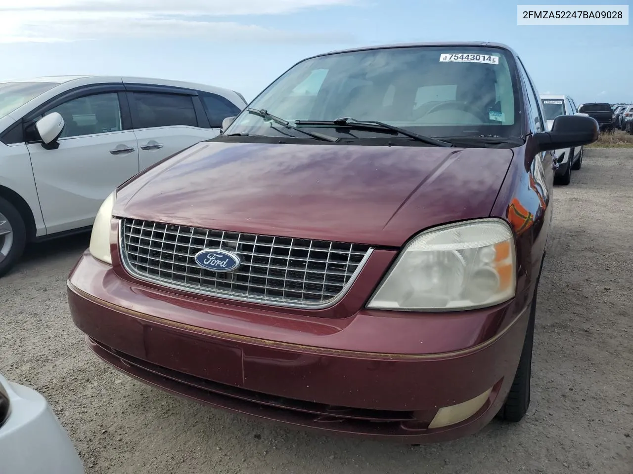 2007 Ford Freestar Sel VIN: 2FMZA52247BA09028 Lot: 75443014