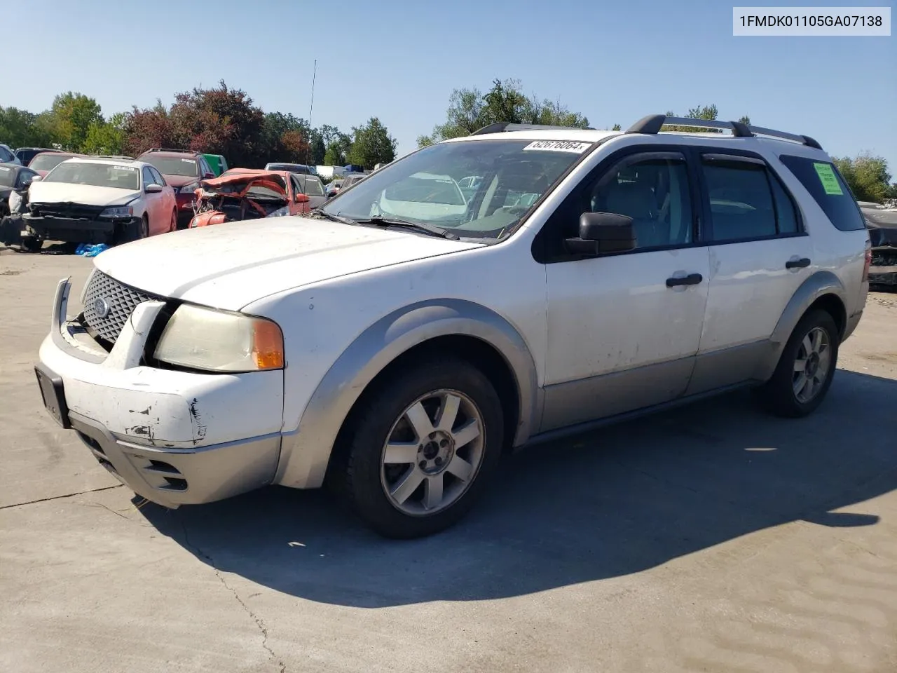 2005 Ford Freestyle Se VIN: 1FMDK01105GA07138 Lot: 62676064