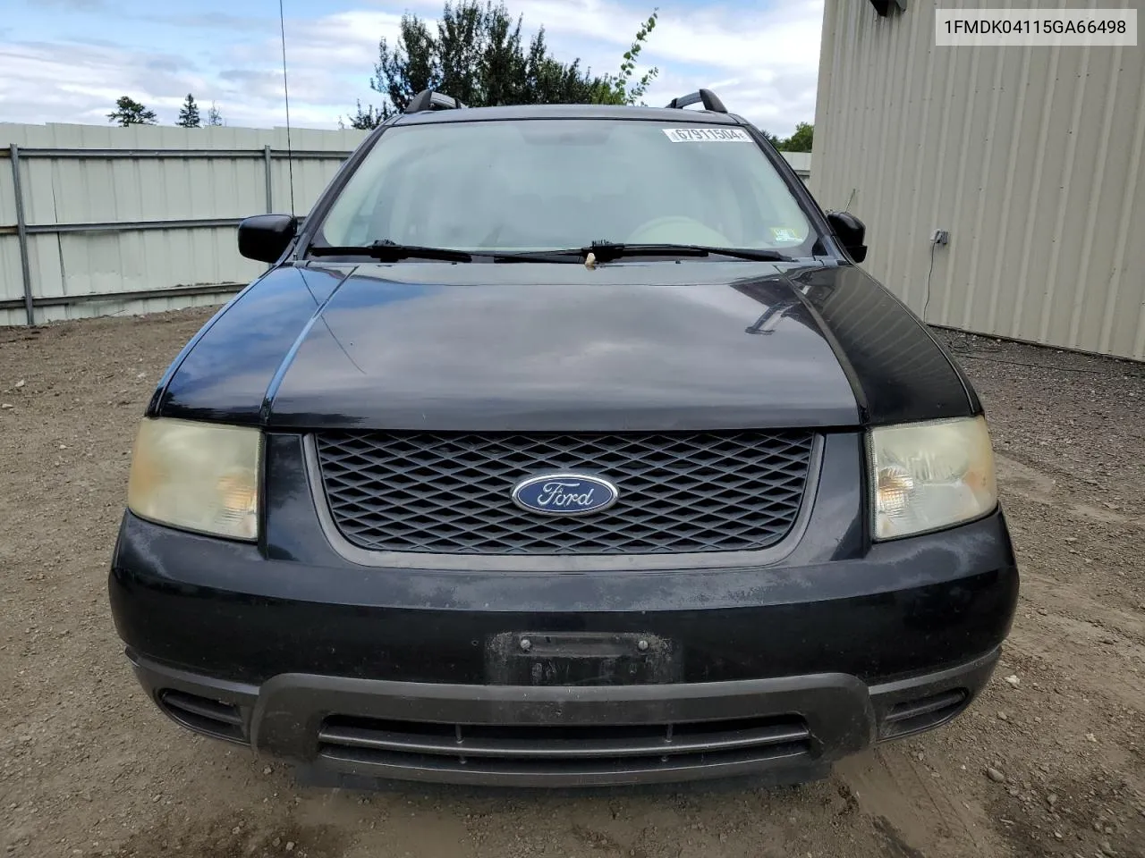 2005 Ford Freestyle Se VIN: 1FMDK04115GA66498 Lot: 67911504