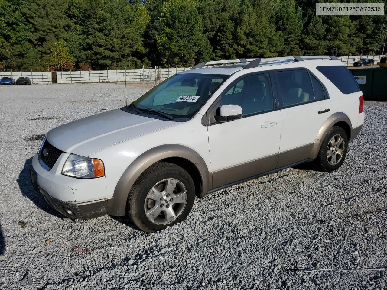 2005 Ford Freestyle Sel VIN: 1FMZK02125GA70536 Lot: 69420774