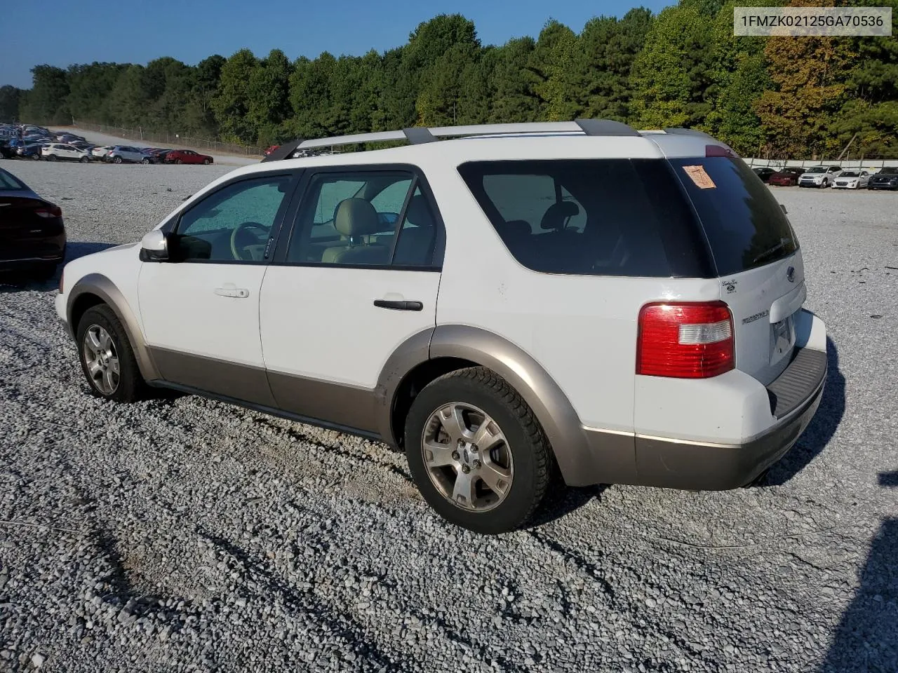 2005 Ford Freestyle Sel VIN: 1FMZK02125GA70536 Lot: 69420774