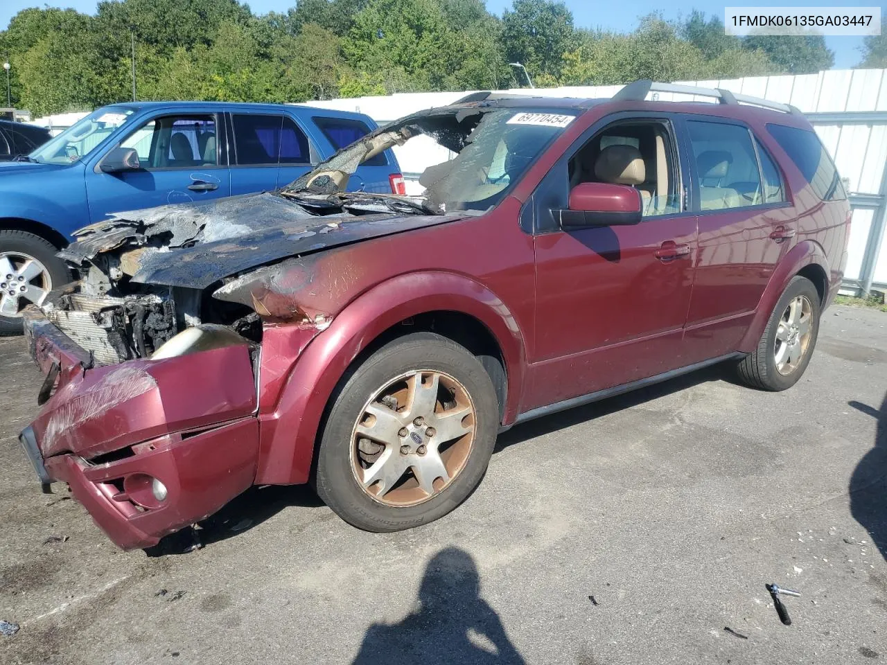 2005 Ford Freestyle Limited VIN: 1FMDK06135GA03447 Lot: 69770454