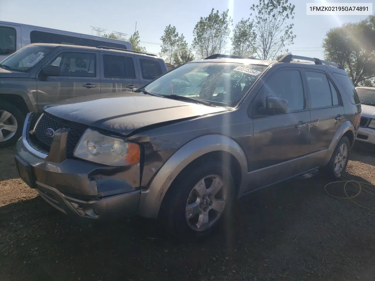 2005 Ford Freestyle Sel VIN: 1FMZK02195GA74891 Lot: 69945354