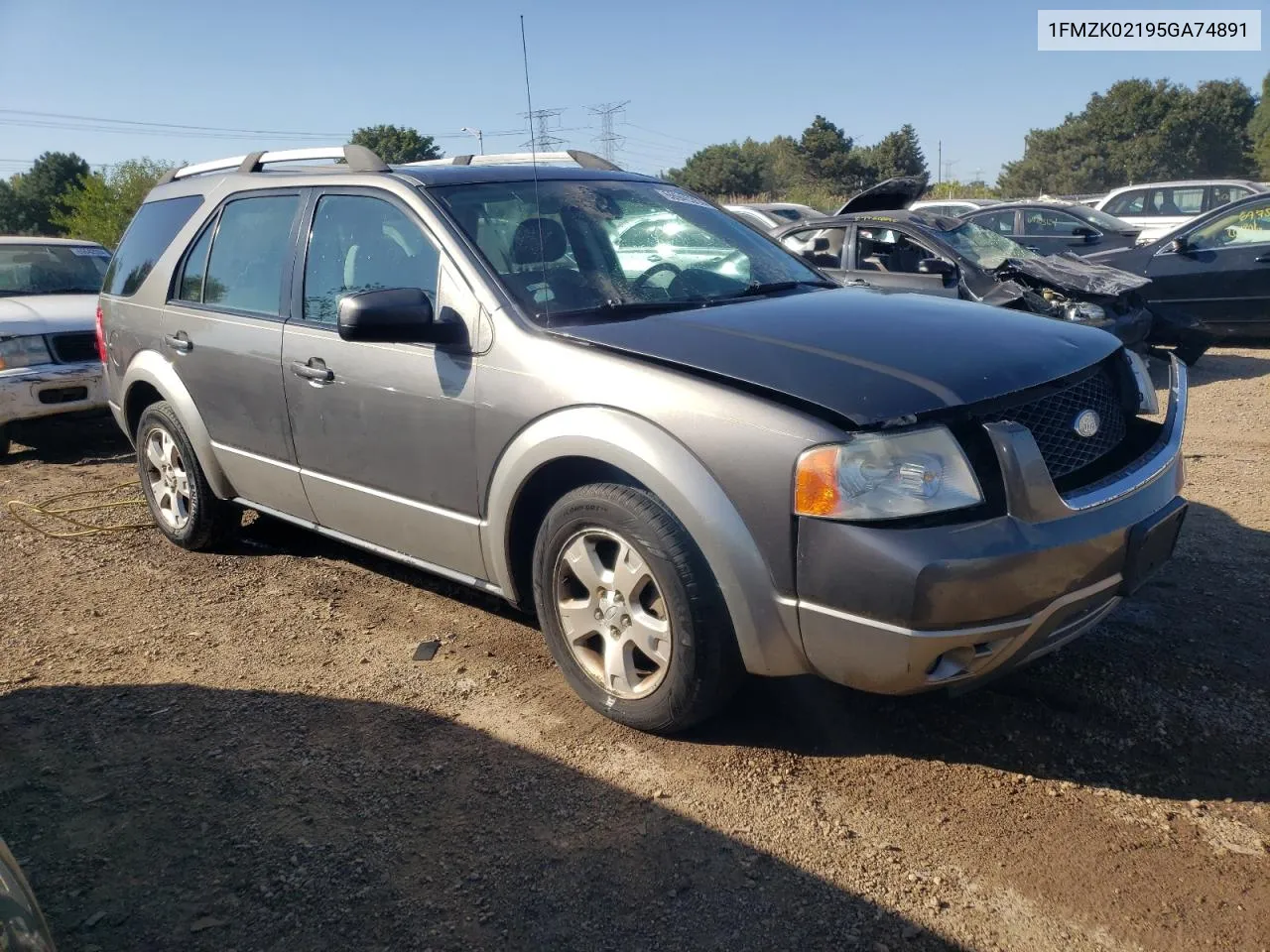 2005 Ford Freestyle Sel VIN: 1FMZK02195GA74891 Lot: 69945354