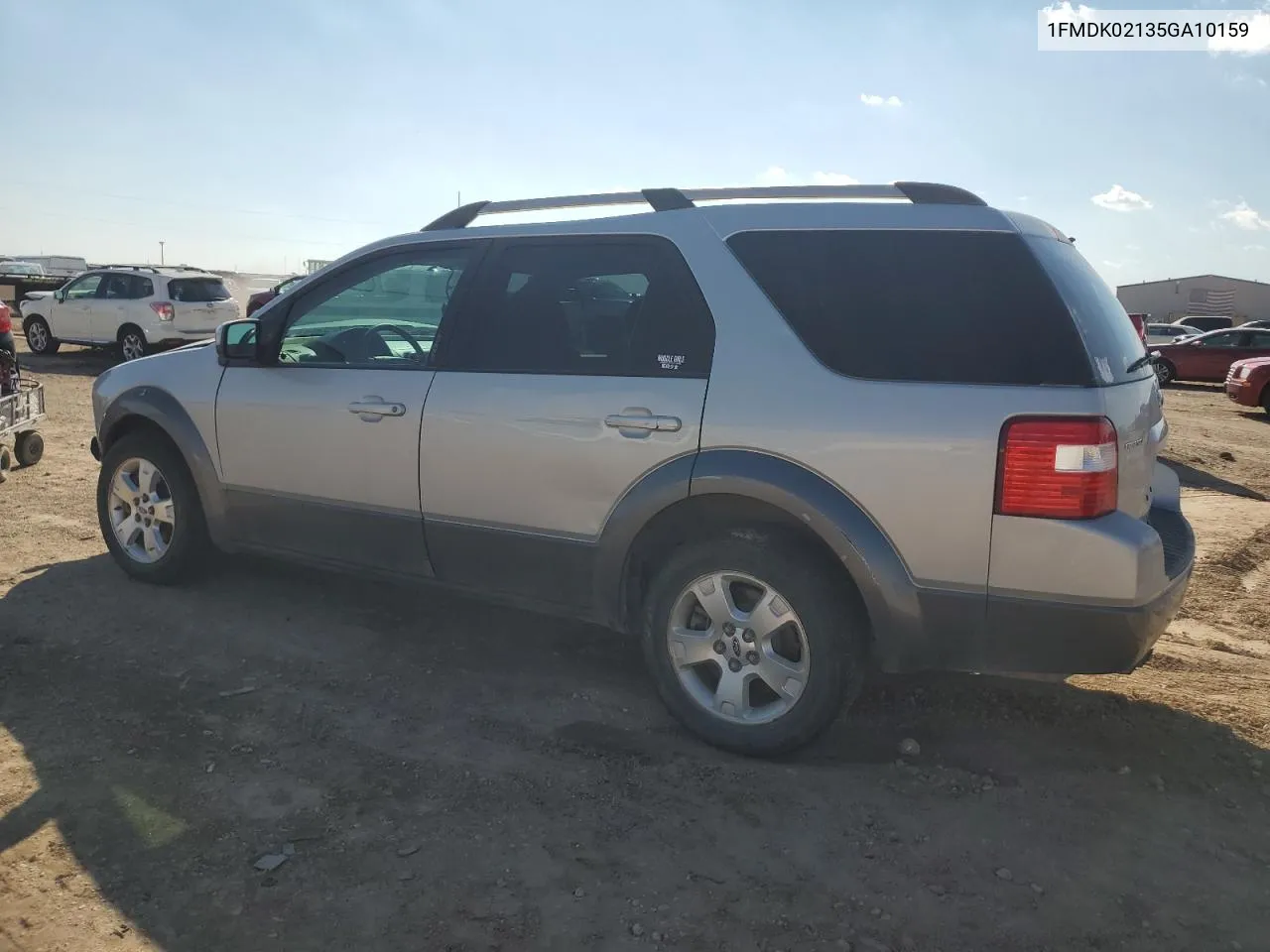 2005 Ford Freestyle Sel VIN: 1FMDK02135GA10159 Lot: 72774784