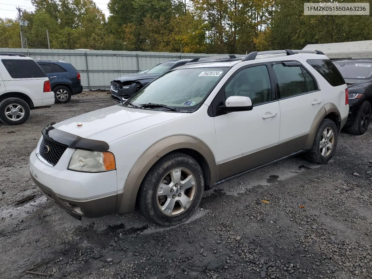 2005 Ford Freestyle Sel VIN: 1FMZK05155GA63236 Lot: 75428124