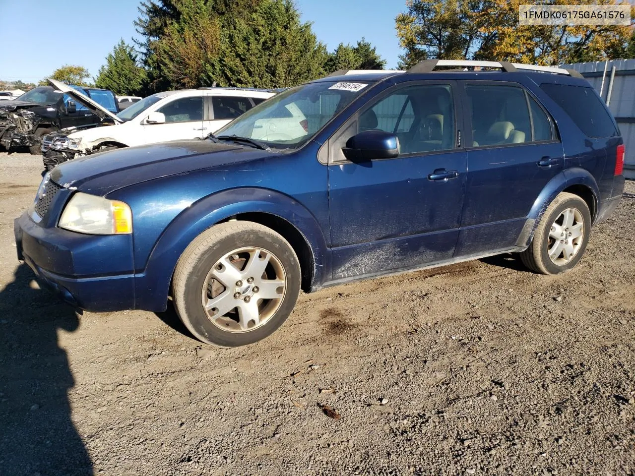 2005 Ford Freestyle Limited VIN: 1FMDK06175GA61576 Lot: 75846154