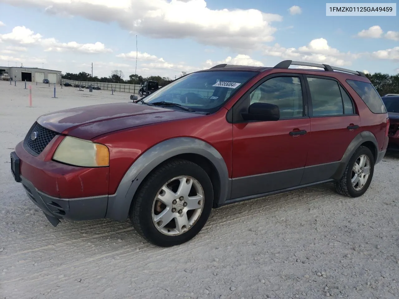 2005 Ford Freestyle Se VIN: 1FMZK01125GA49459 Lot: 76355084