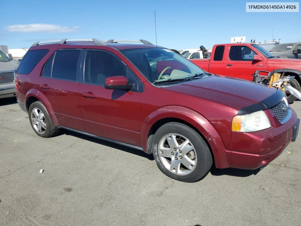 2005 Ford Freestyle Limited VIN: 1FMDK06145GA14926 Lot: 76416904