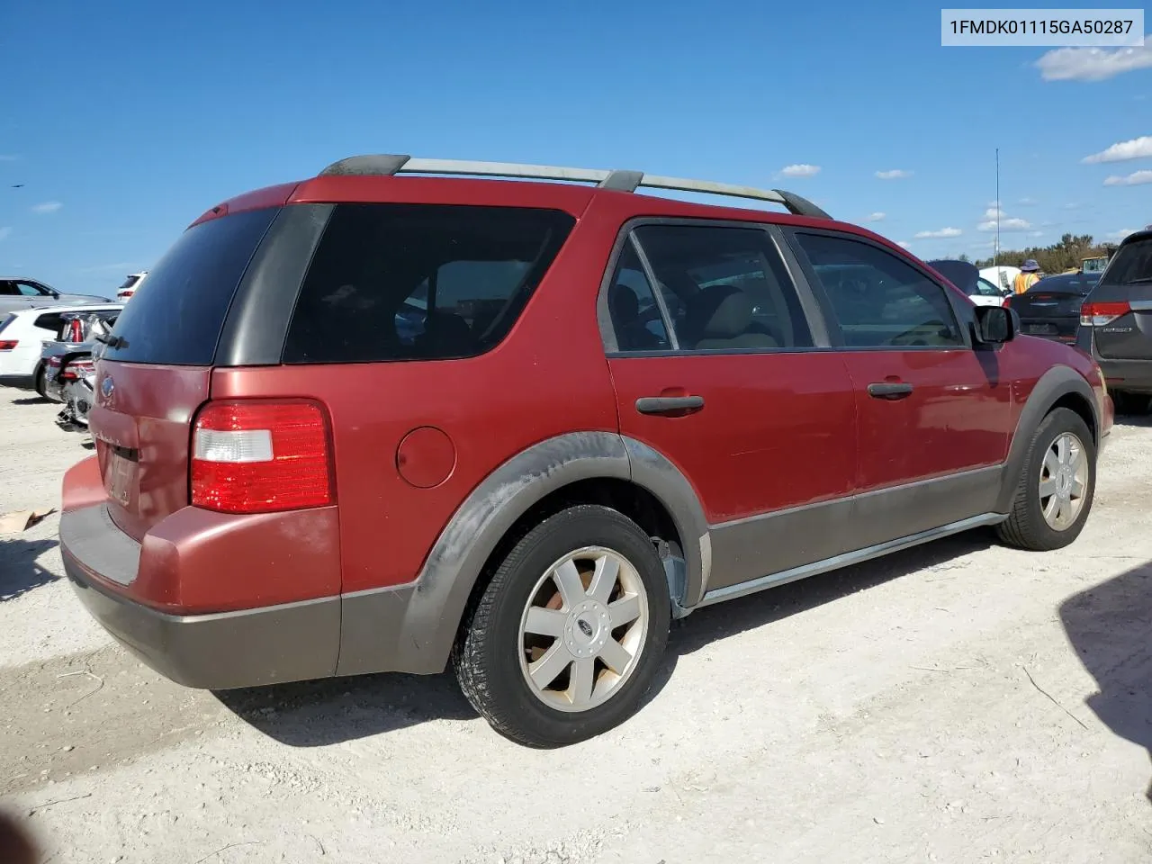 2005 Ford Freestyle Se VIN: 1FMDK01115GA50287 Lot: 77227484