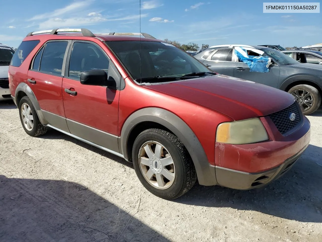 2005 Ford Freestyle Se VIN: 1FMDK01115GA50287 Lot: 77227484