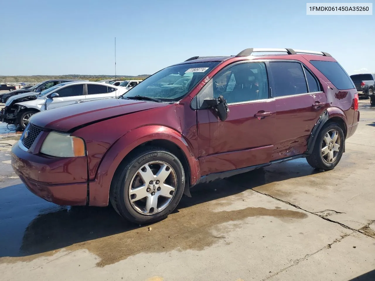 2005 Ford Freestyle Limited VIN: 1FMDK06145GA35260 Lot: 77809774