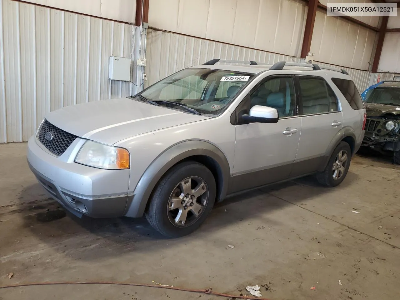 2005 Ford Freestyle Sel VIN: 1FMDK051X5GA12521 Lot: 78381864