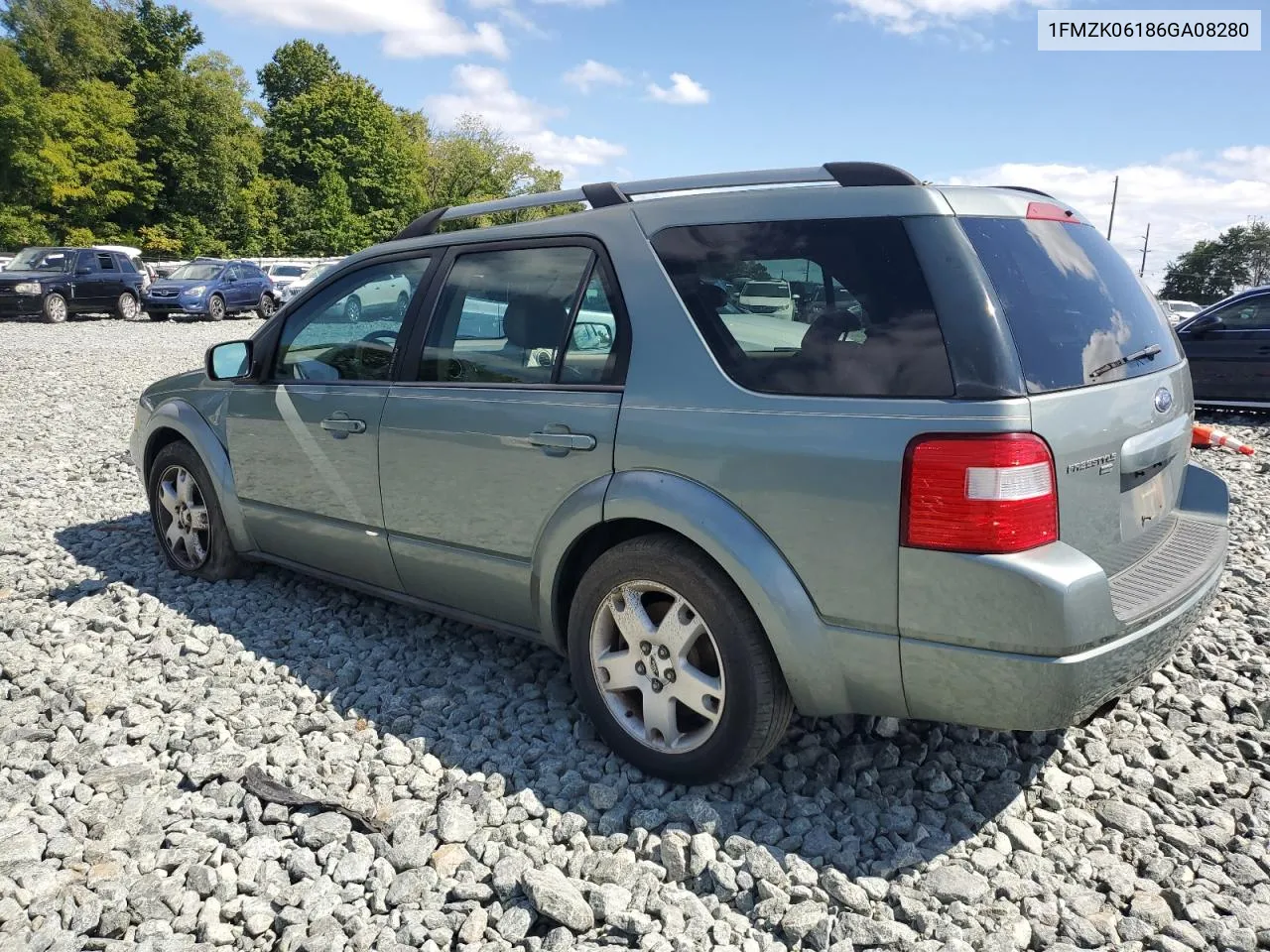 2006 Ford Freestyle Limited VIN: 1FMZK06186GA08280 Lot: 70171254