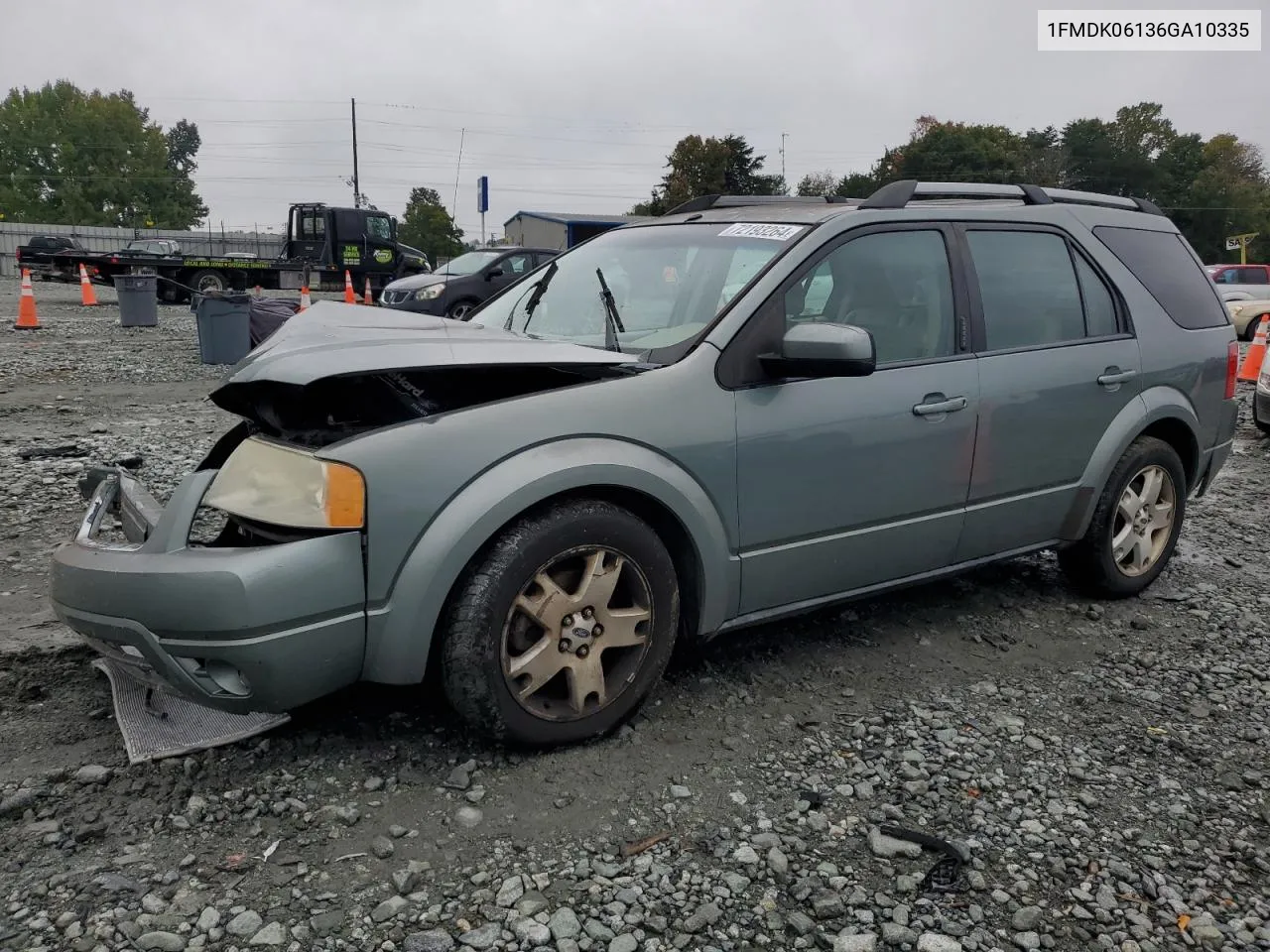 1FMDK06136GA10335 2006 Ford Freestyle Limited