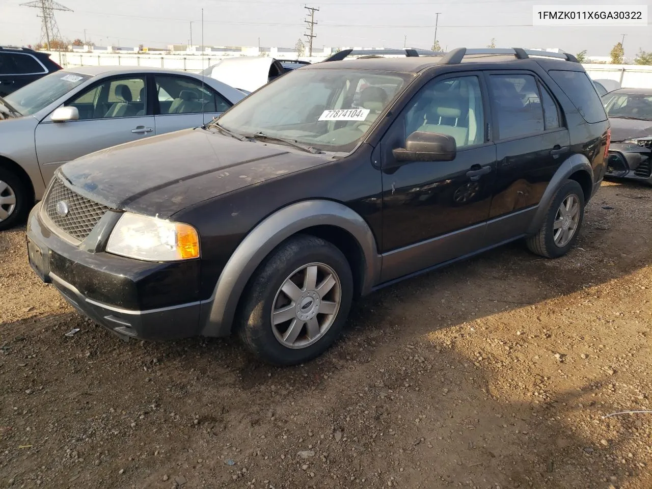 2006 Ford Freestyle Se VIN: 1FMZK011X6GA30322 Lot: 77874104