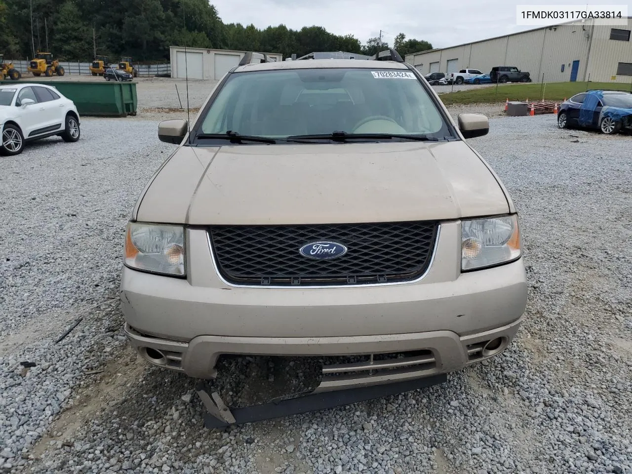 2007 Ford Freestyle Limited VIN: 1FMDK03117GA33814 Lot: 70283424