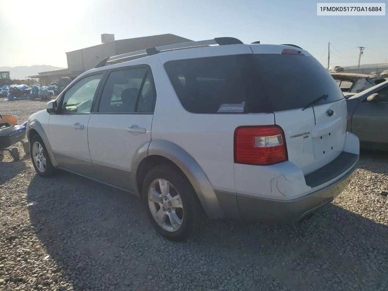 2007 Ford Freestyle Sel VIN: 1FMDK05177GA16884 Lot: 71770444