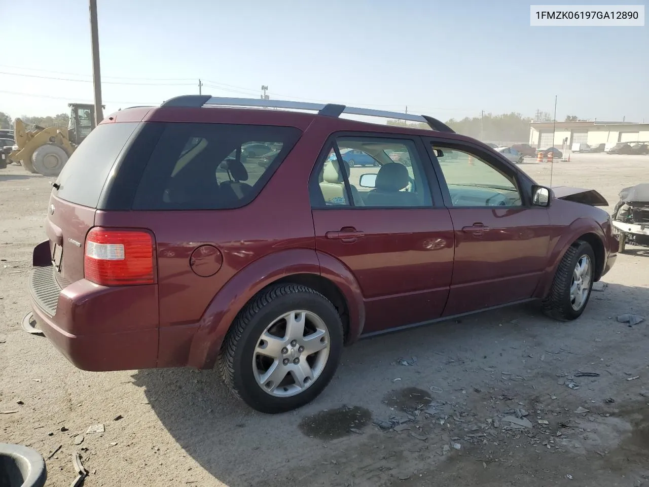 2007 Ford Freestyle Limited VIN: 1FMZK06197GA12890 Lot: 75516784