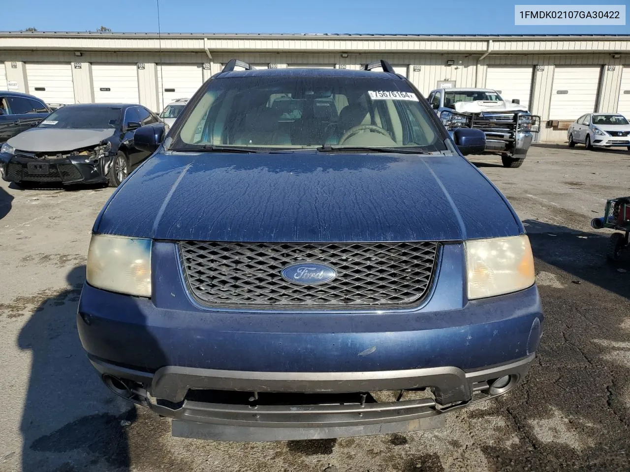 2007 Ford Freestyle Sel VIN: 1FMDK02107GA30422 Lot: 75676164