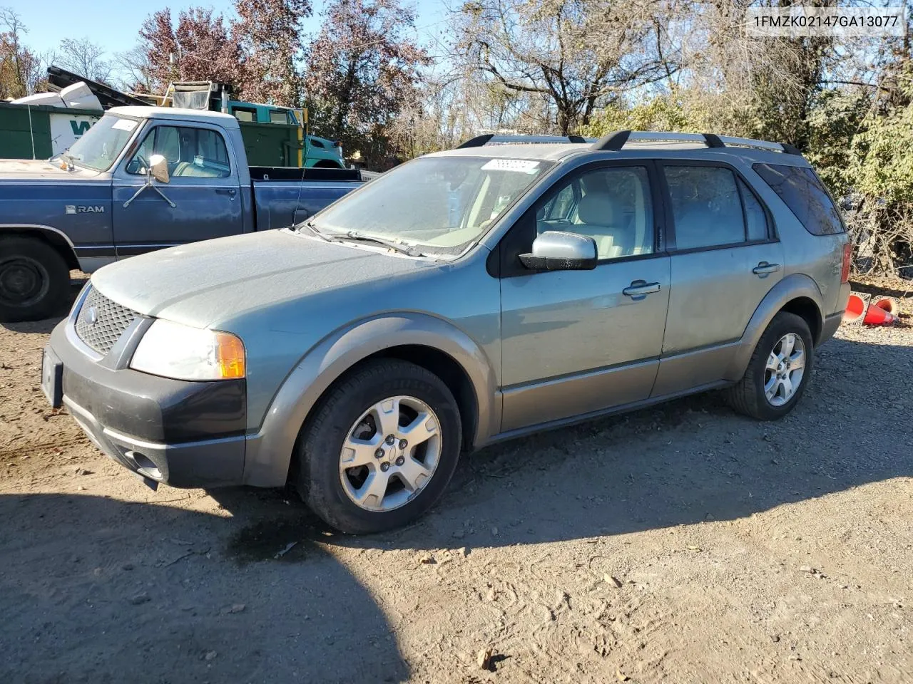 2007 Ford Freestyle Sel VIN: 1FMZK02147GA13077 Lot: 78882224