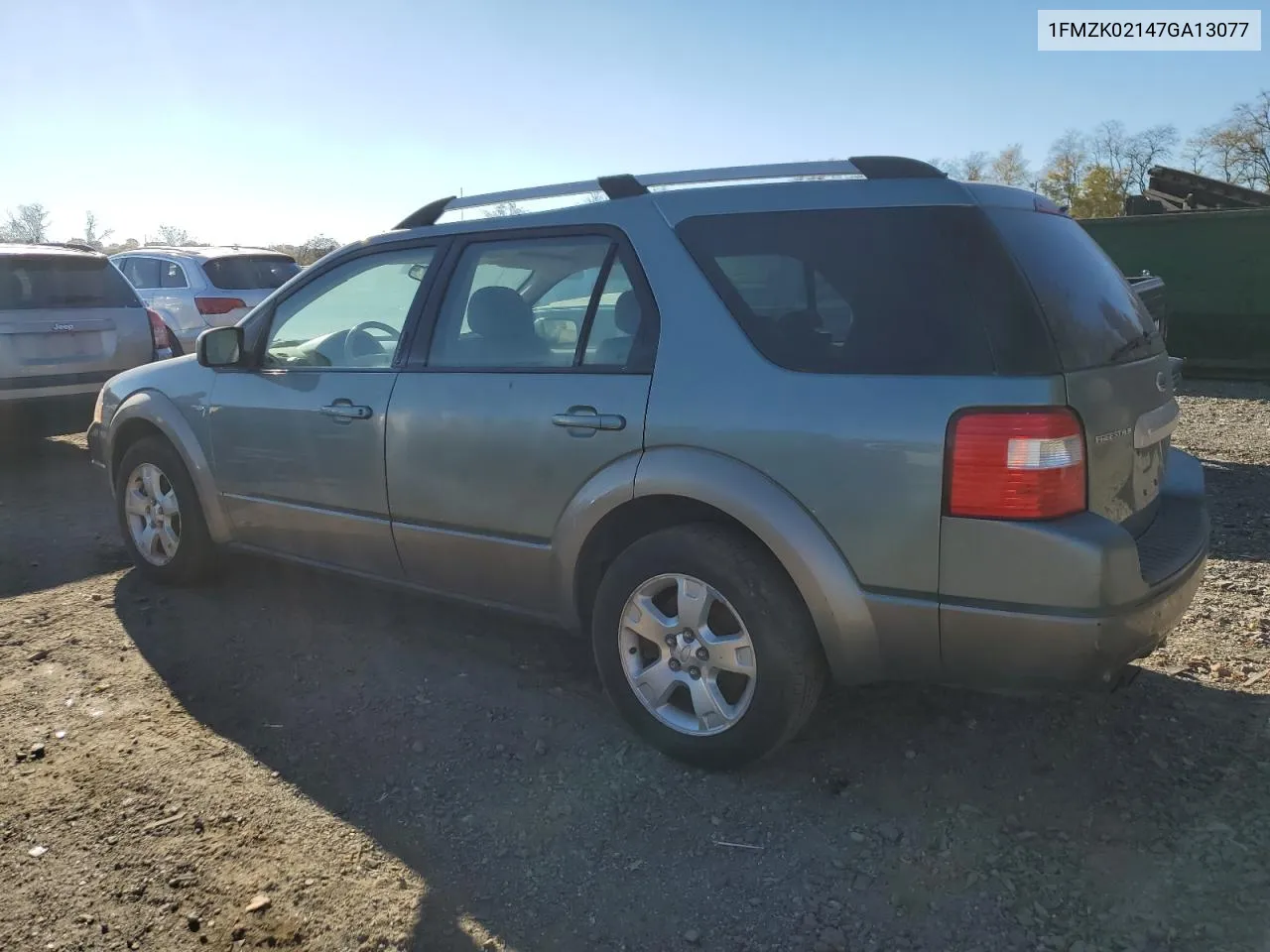 2007 Ford Freestyle Sel VIN: 1FMZK02147GA13077 Lot: 78882224