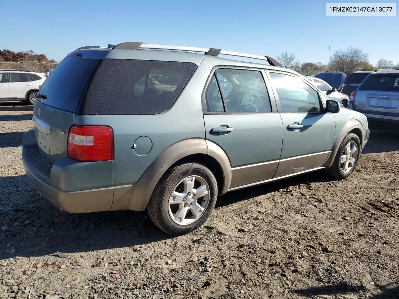 2007 Ford Freestyle Sel VIN: 1FMZK02147GA13077 Lot: 78882224