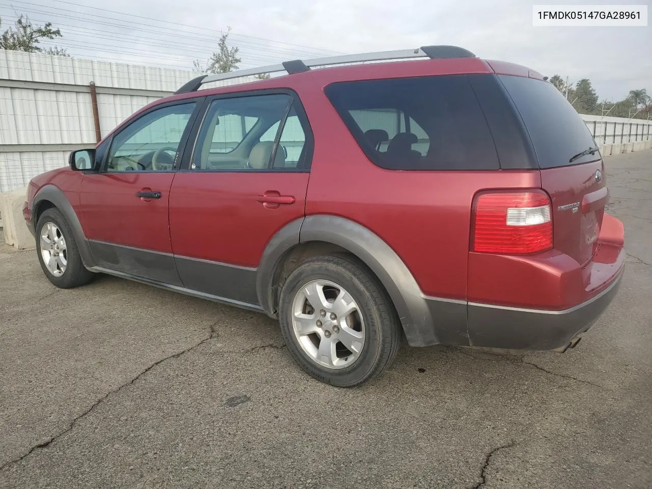 2007 Ford Freestyle Sel VIN: 1FMDK05147GA28961 Lot: 80163974