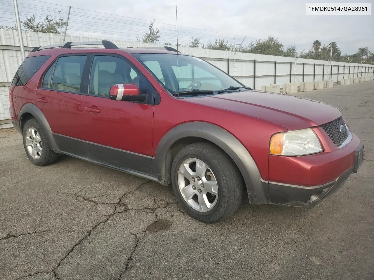 2007 Ford Freestyle Sel VIN: 1FMDK05147GA28961 Lot: 80163974