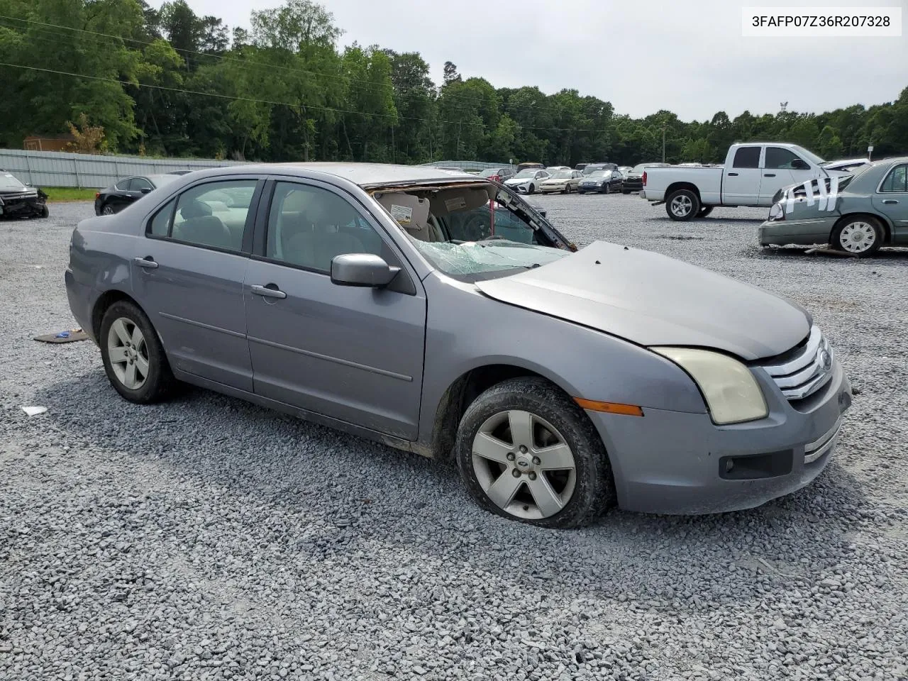 2006 Ford Fusion Se VIN: 3FAFP07Z36R207328 Lot: 57055484