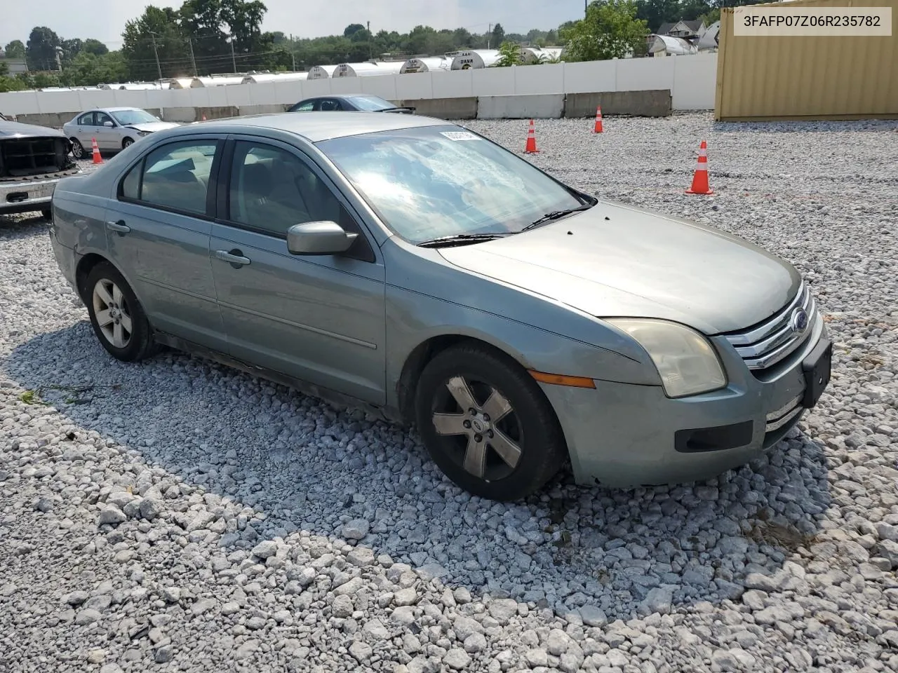 2006 Ford Fusion Se VIN: 3FAFP07Z06R235782 Lot: 60247194