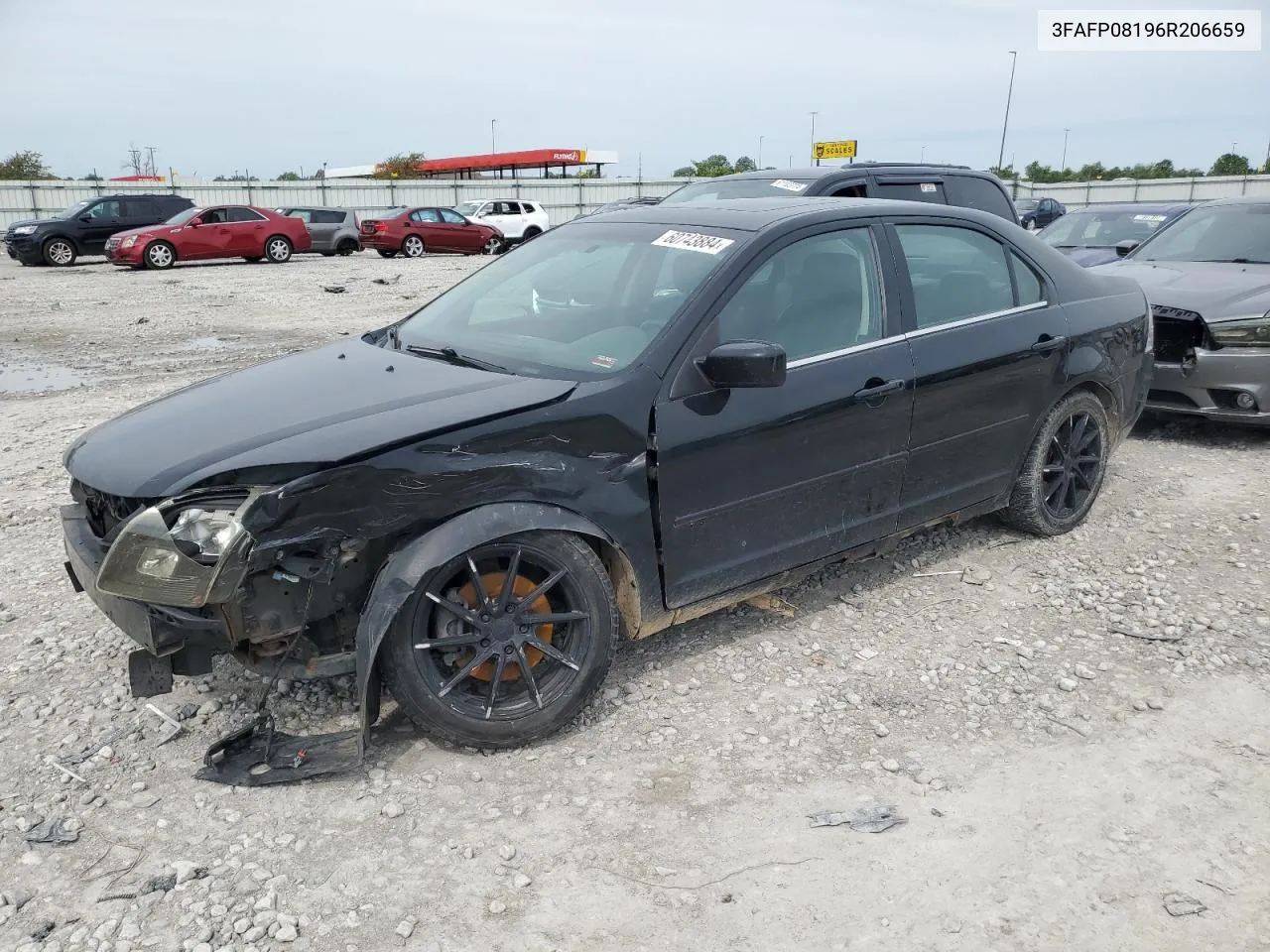 2006 Ford Fusion Sel VIN: 3FAFP08196R206659 Lot: 60743884