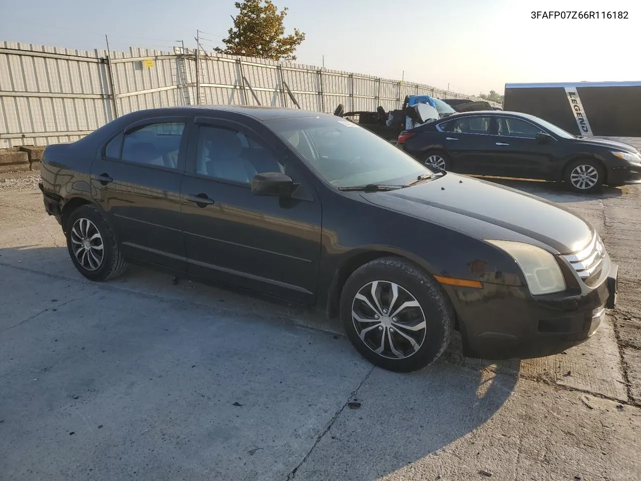 2006 Ford Fusion Se VIN: 3FAFP07Z66R116182 Lot: 69403534