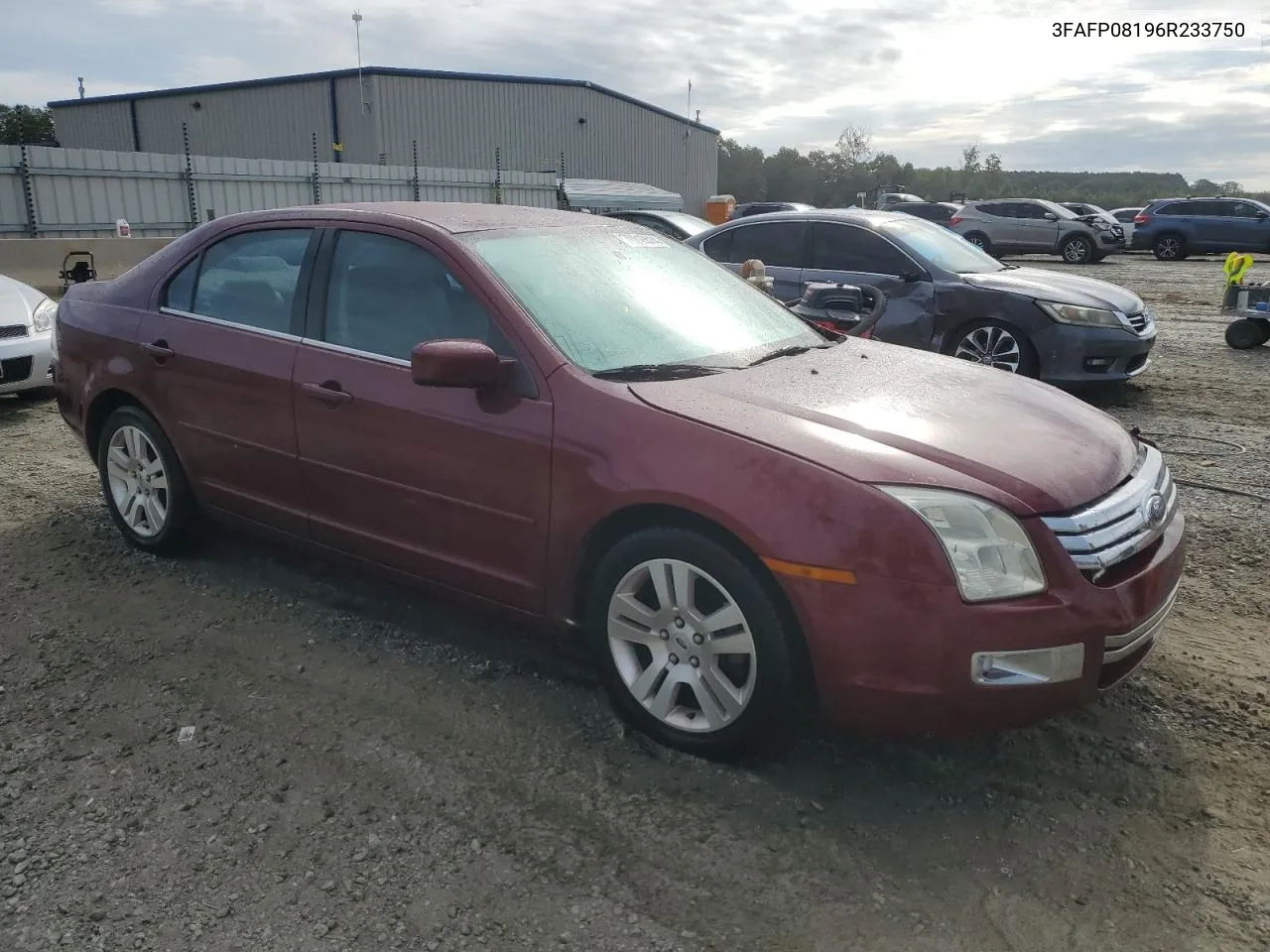 2006 Ford Fusion Sel VIN: 3FAFP08196R233750 Lot: 70019814