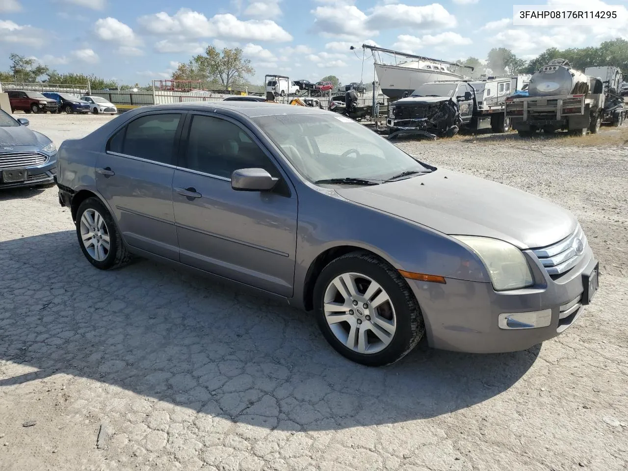 2006 Ford Fusion Sel VIN: 3FAHP08176R114295 Lot: 71658244