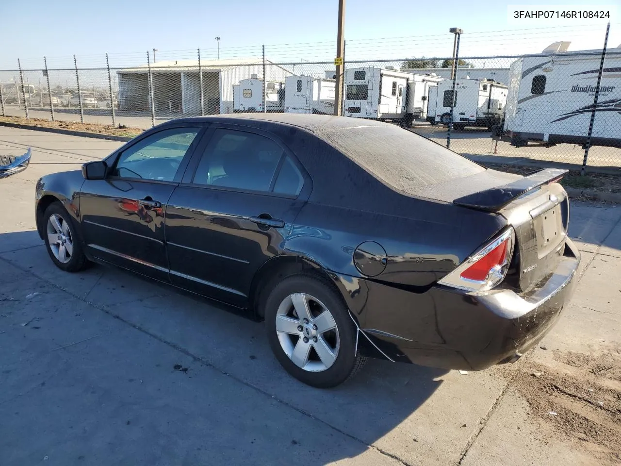 2006 Ford Fusion Se VIN: 3FAHP07146R108424 Lot: 76144984