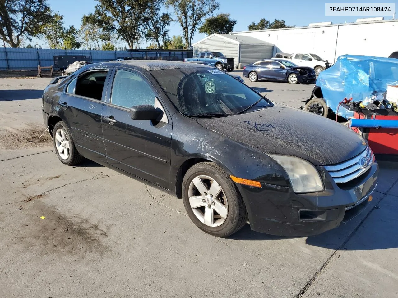 2006 Ford Fusion Se VIN: 3FAHP07146R108424 Lot: 76144984