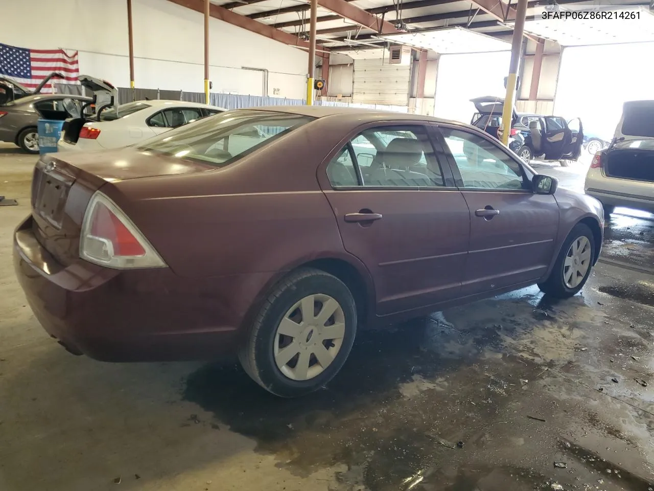 2006 Ford Fusion S VIN: 3FAFP06Z86R214261 Lot: 76385964