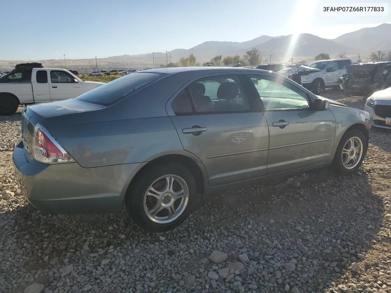 2006 Ford Fusion Se VIN: 3FAHP07Z66R177833 Lot: 77472084