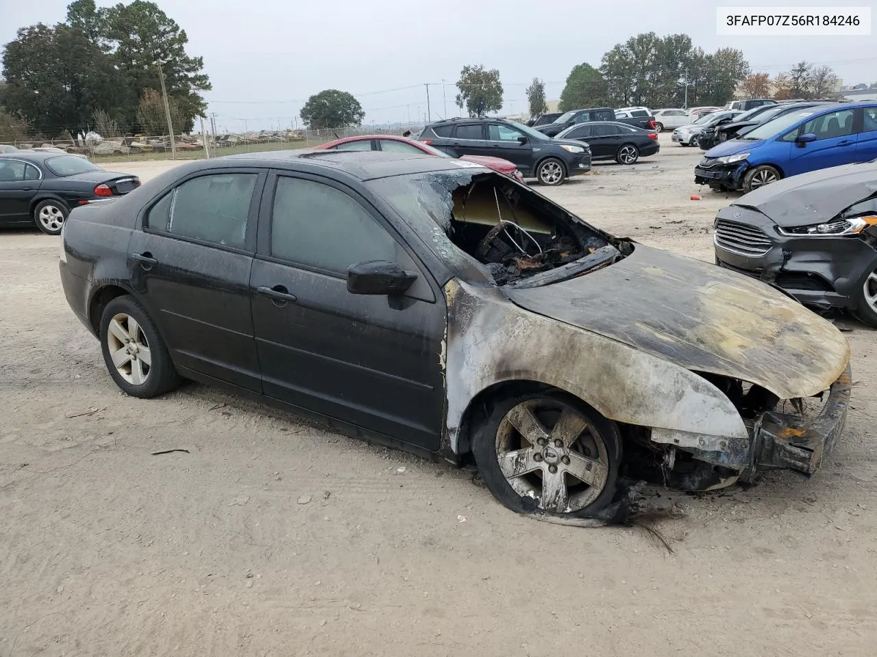 2006 Ford Fusion Se VIN: 3FAFP07Z56R184246 Lot: 77884164